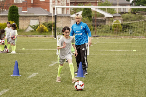 Lənkəranda qızlar üçün futbol festivalı keçirilib - FOTO