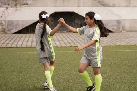 Lənkəranda qızlar üçün futbol festivalı keçirilib - FOTO