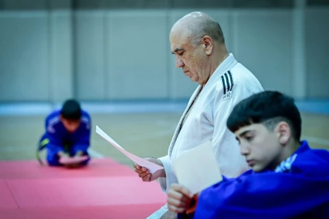 Naxçıvanda cüdoçular üçün kəmər imtahanı keçirilib - FOTO