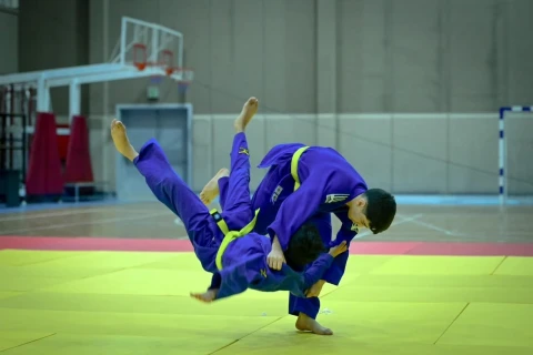 Naxçıvanda cüdoçular üçün kəmər imtahanı keçirilib - FOTO