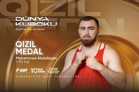 Azərbaycan boksçuları Dünya kubokunda üç qızıl, bir bürünc medal qazanıblar - FOTO