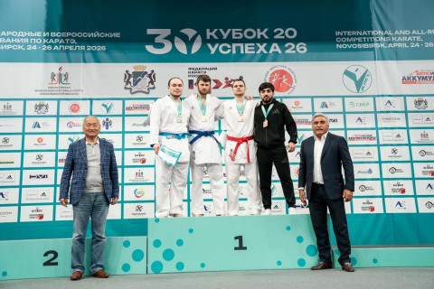Azərbaycan karateçisi Rusiyada bürünc medal qazandı - FOTO