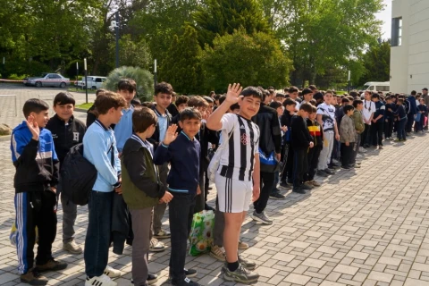 Şəkidə Olimpiya həyəcanı: 192 məktəbli yarışdı - FOTO