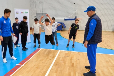 Şəkidə Olimpiya həyəcanı: 192 məktəbli yarışdı - FOTO