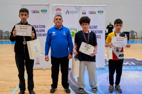 Şəkidə Olimpiya həyəcanı: 192 məktəbli yarışdı - FOTO