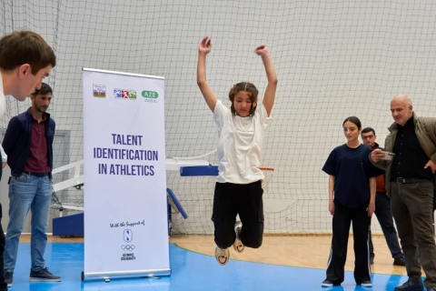 Şəkidə Olimpiya həyəcanı: 192 məktəbli yarışdı - FOTO