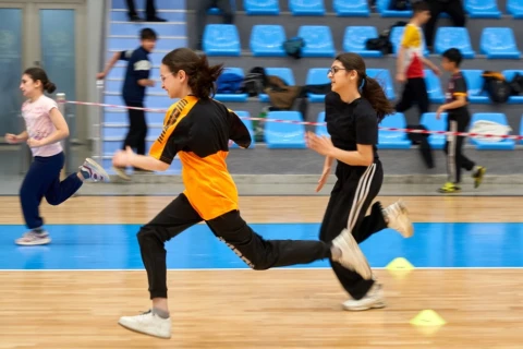 Şəkidə Olimpiya həyəcanı: 192 məktəbli yarışdı - FOTO