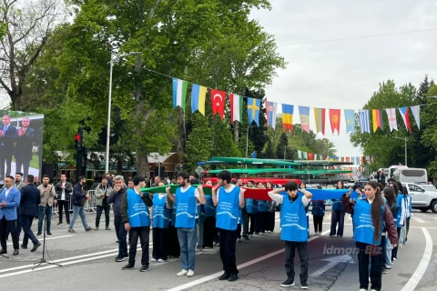Reqataya rəng qatan açılış proqramı - YENİLƏNİB + FOTO/VİDEO
