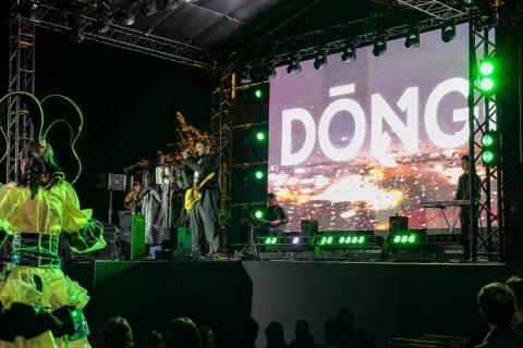 Reqataya rəng qatan açılış proqramı - YENİLƏNİB + FOTO/VİDEO