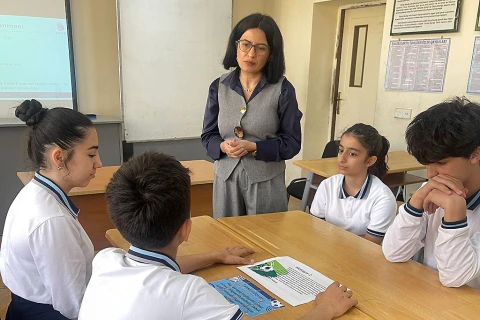 UEFA-nın dəstəyi ilə Bakıda uşaq hüquqlarının qorunmasına dair tədbir keçirilib - FOTO