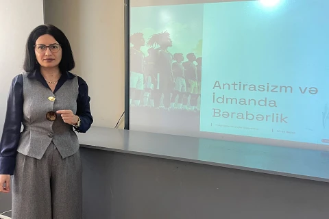 UEFA-nın dəstəyi ilə Bakıda uşaq hüquqlarının qorunmasına dair tədbir keçirilib - FOTO