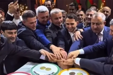 35 yaşını qeyd edən Hacı Əliyevin ad günündən maraqlı GÖRÜNTÜLƏR