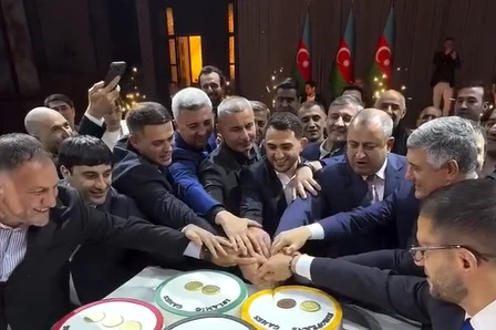 35 yaşını qeyd edən Hacı Əliyevin ad günündən maraqlı GÖRÜNTÜLƏR