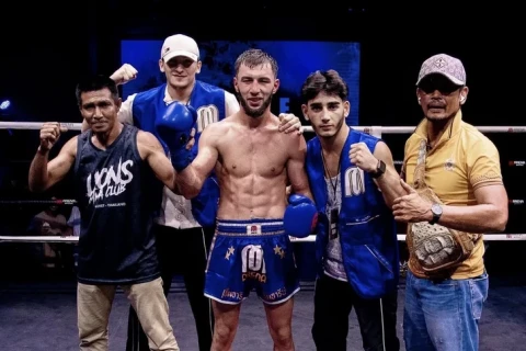 Эльвин Кязымов одержал победу на международном турнире по муай-тай - ФОТО