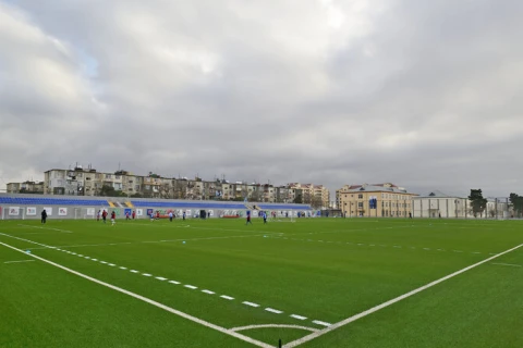 Binə stadionunun süni ot örtüyü FIFA sertifikatına layiq görülüb - FOTO