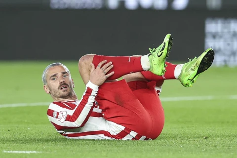 Назван лучший игрок матча "Атлетико" - "Арсенал"