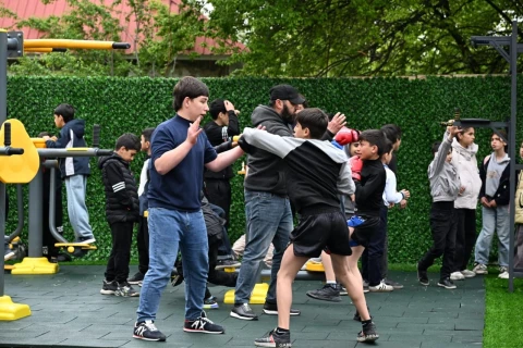 İsmayıllıda yeni idman zonası istifadəyə verildi - FOTO/VİDEO