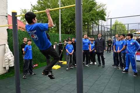 İsmayıllıda yeni idman zonası istifadəyə verildi - FOTO/VİDEO