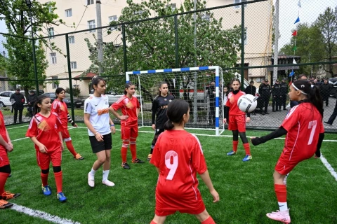 İsmayıllıda yeni idman zonası istifadəyə verildi - FOTO/VİDEO