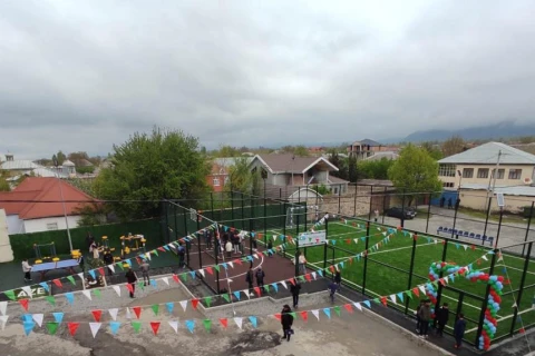 İsmayıllıda yeni idman zonası istifadəyə verildi - FOTO/VİDEO