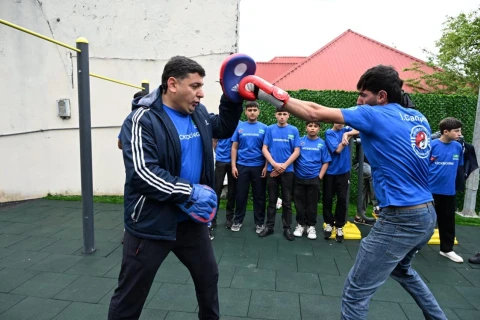 İsmayıllıda yeni idman zonası istifadəyə verildi - FOTO/VİDEO