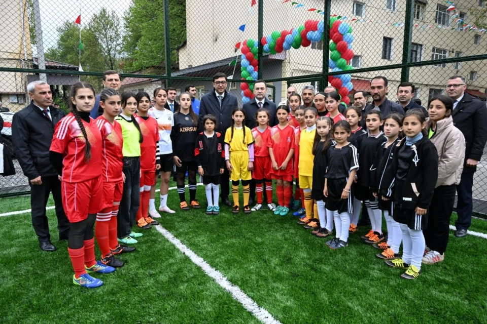 İsmayıllıda yeni idman zonası istifadəyə verildi - FOTO/VİDEO