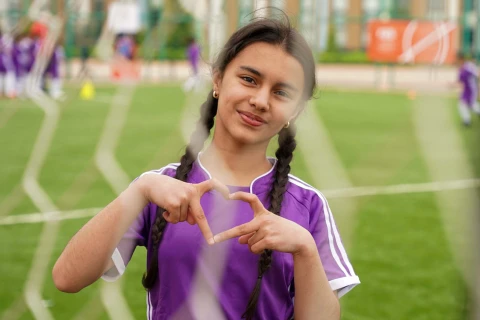 Füzulidə qızlar üçün futbol festivalı keçirilib - FOTO