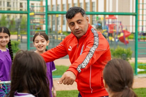 Füzulidə qızlar üçün futbol festivalı keçirilib - FOTO