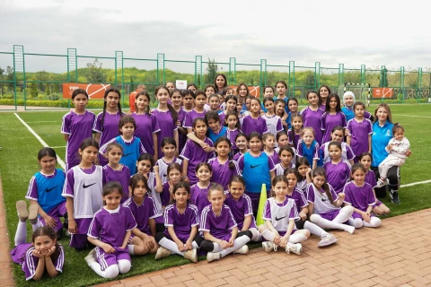 Füzulidə qızlar üçün futbol festivalı keçirilib - FOTO