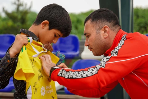 Füzulidə qızlar üçün futbol festivalı keçirilib - FOTO
