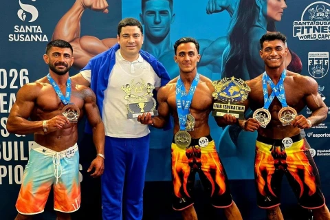 Azərbaycan bodibilderləri Avropa çempionatında beş medal qazandılar