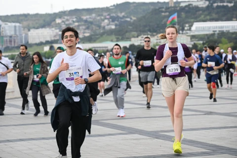 Heydər Əliyev Fondunun təşəbbüsü ilə keçirilən “Bakı Marafonu 2026”da mükafatlandırma mərasimi olub - YENİLƏNİB + FOTO/VİDEO