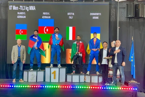 Yunanıstanda MMA döyüşçülərimiz yeddi qızıl medal qazanıblar - FOTO