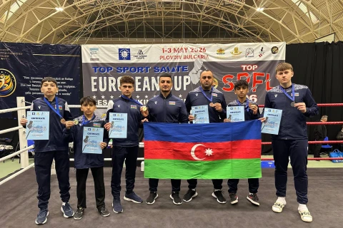 Azərbaycan savatçıları Bolqarıstanda altı medal qazanıblar - FOTO