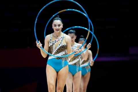 Bədii gimnastika üzrə Avropa Kubokunun üçüncü günü başa çatıb
