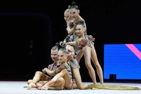 Мехрибан Алиева посетила Кубок Европы по художественной гимнастике - ФОТО