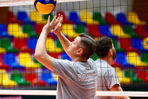 Azərbaycanın qadın voleybol millisi Avropa Liqası üçün hazırlıq prosesinə start verib - FOTO