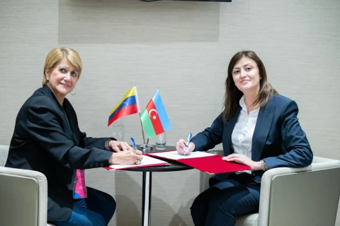 Azərbaycan və Venesuela Gimnastika Federasiyaları arasında Memorandum imzalanıb - FOTO