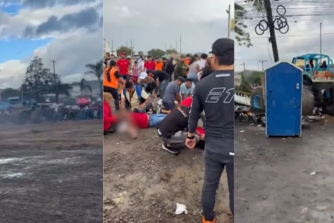 Kolumbiyada “Monster Truck” faciəsi - VİDEO