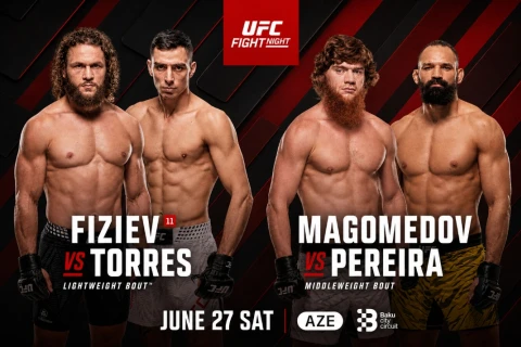 Стали известны соперники Физиева и Магомедова на турнире UFC в Баку - ВИДЕО