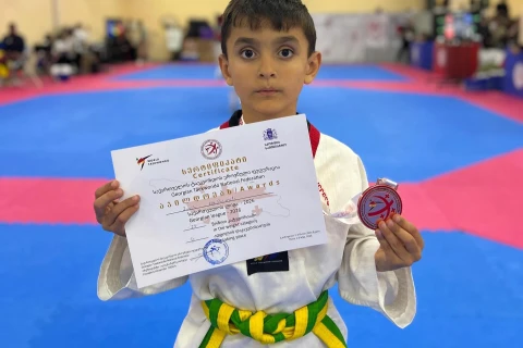 Azərbaycan taekvondoçuları Gürcüstandakı turnirdə dörd medal qazanıblar - FOTO