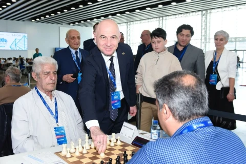 “Baku Open” Beynəlxalq Şahmat Festivalının son turu start götürüb - FOTO