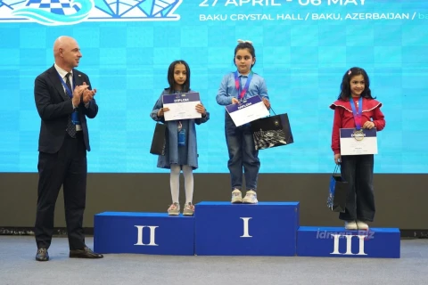 “Baku Open 2026” Beynəlxalq Şahmat Festivalının medalçıları mükafatlandırılıb