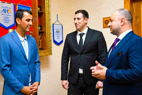 AFFA Özbəkistanla futbol sahəsində əməkdaşlığı gücləndirir - FOTO