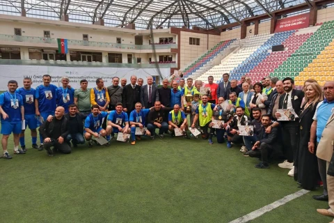 “Qarabağ” veteranlar arasında minifutbol yarışında qalib gəlib