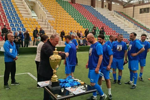 “Qarabağ” veteranlar arasında minifutbol yarışında qalib gəlib
