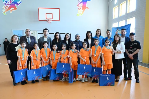 “Məktəbli Qızlar” turnirinə yekun vurulub - FOTO