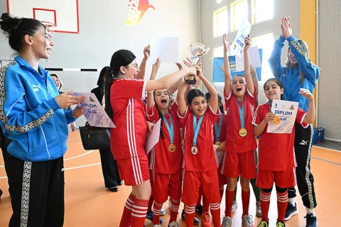 “Məktəbli Qızlar” turnirinə yekun vurulub - FOTO