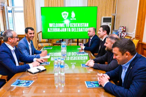 AFFA Özbəkistanla futbol sahəsində əməkdaşlığı gücləndirir - FOTO