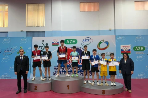 Stolüstü tennis üzrə Azərbaycan çempionatının qalibləri müəyyənləşib - FOTO